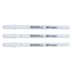 Gelly Roll Basic 3-Pak - White Fine