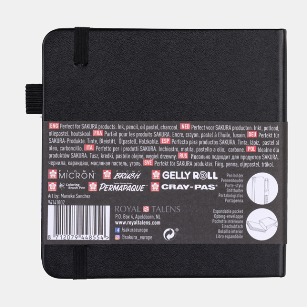 Sakura Sketch Book - Sort papir