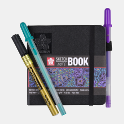 Sakura Sketch Book - Sort papir