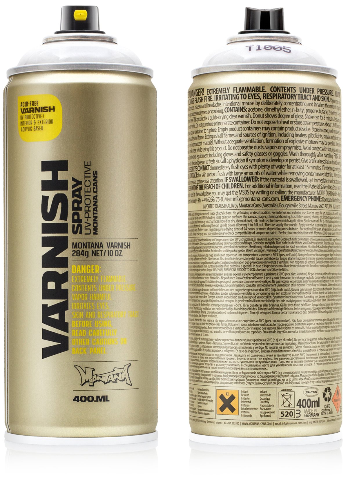 Montana TECH, Varnish SemiGloss 400ml. Galleri Roholt