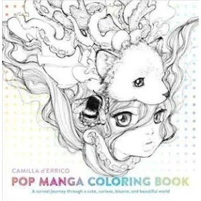 Pop Manga Coloring Book - Camilla D'Errico