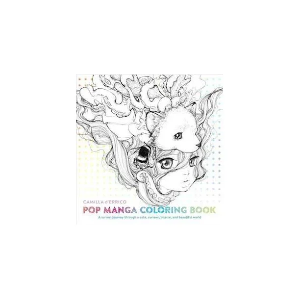 Pop Manga Coloring Book - Camilla D'Errico