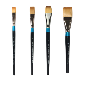 Akvarelpensel Aquafine Series 55 - Short Flat