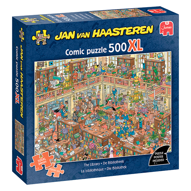 NYHED! Puslespil af JVH "The Library" 500XL Brikker