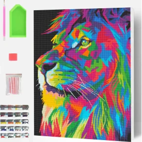 Diamond Art - Lion 30x40 cm