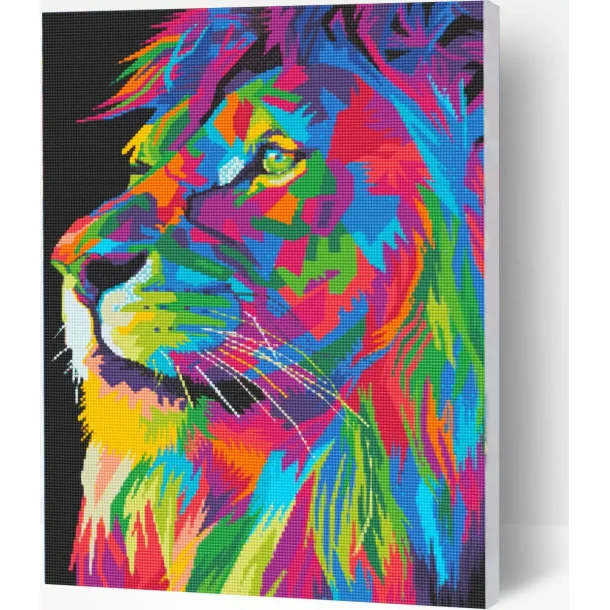 Diamond Art - Lion 30x40 cm