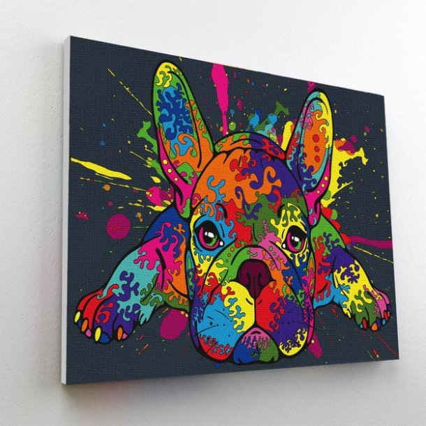 French Bulldog -  Paint by Numbers 40x30 cm