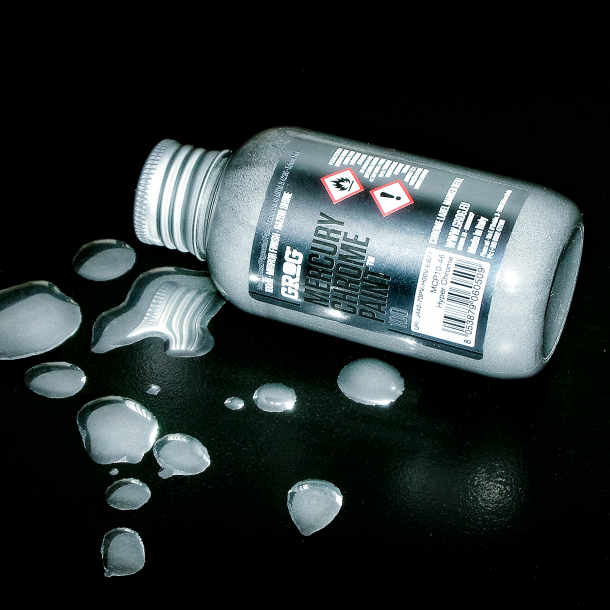 Grog Mercury Chrome paint 100 ml. - Hyper Chrome