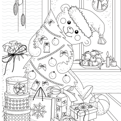 Christmas Escape - Colouring For Mindfulness