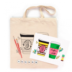 Ecobag - Mal Selv - Coffee 38x42 cm