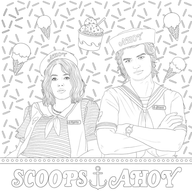 Stranger Things - The Official Coloring Book