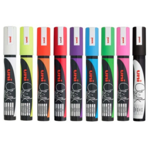 POSCA PWE-5M Uni chalk 1,8 - 2,5 mm Basis Sortiment (1x9)