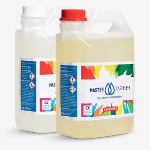MasterCast 1-2-1 Clear Art Coating Resin 4 kg.