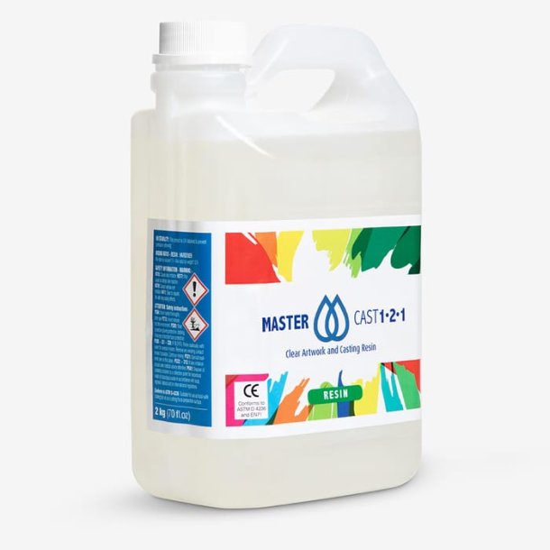 MasterCast 1-2-1 Clear Art Coating Resin 4 kg.