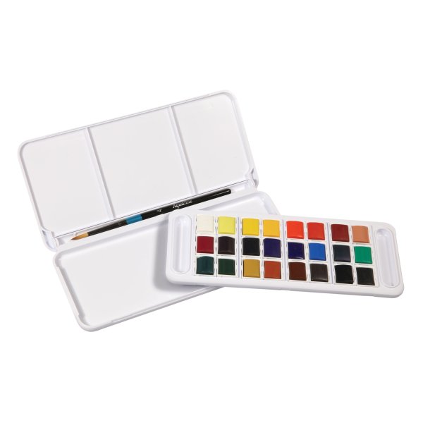 Aquafine Watercolor Travel-Set - 24-Pak