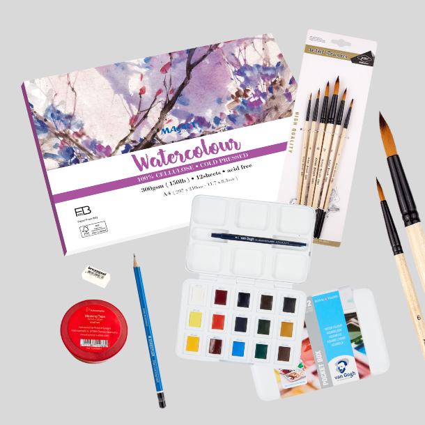 Van Gogh Basis Akvarel Pakke