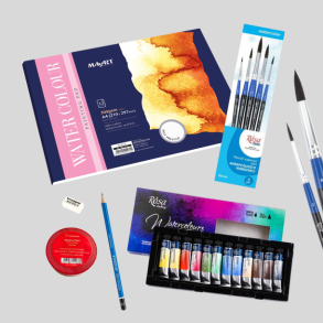 Rosa Basis TubeAkvarelst