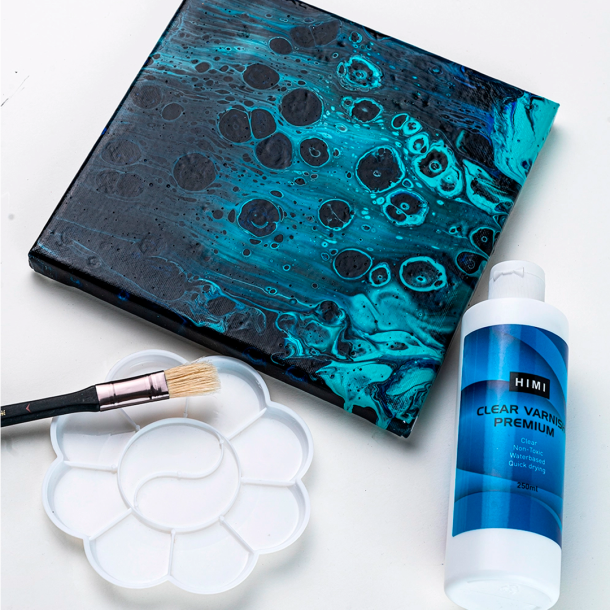 HIMI Gouache Klar Lak Premium, 250ml.