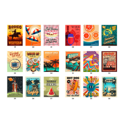 Paint-by-Numbers - Vintage Posters