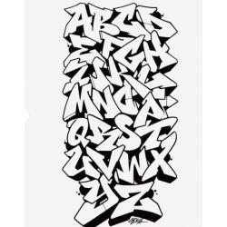 American Graffiti Coloring Book