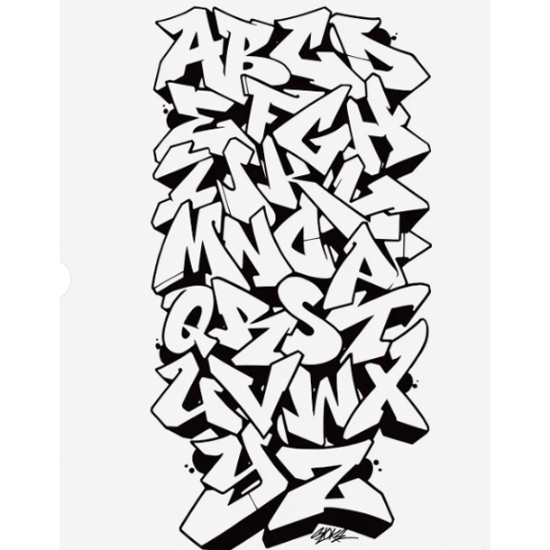 American Graffiti Coloring Book