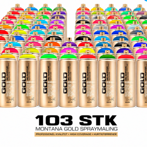 Montana GOLD set - 103 stk.