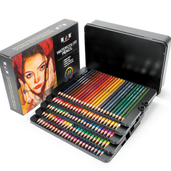 H&B Akvarelblyanter i Metalske - 120-stk.