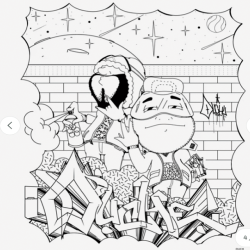 American Graffiti Coloring Book