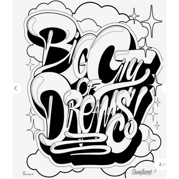 American Graffiti Coloring Book